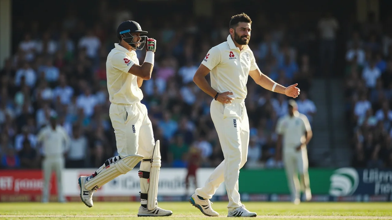 Close-up of a Lord's pitch with a fresh set of stumps and bowler's mark visible ahead of a 50-over match